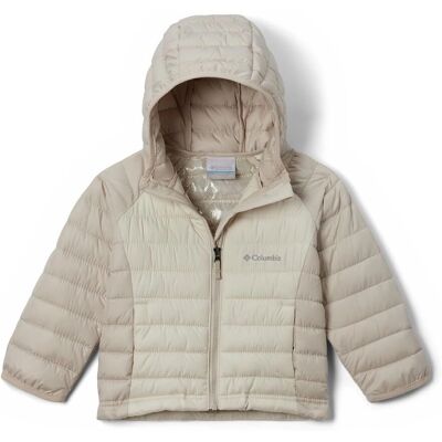 Columbia Powder Lite II Hoodie Geïsoleerde Jas - Meisjes - Krijt Donkersteen - M Columbia Powder Lite II Hoodie Geïsoleerde Jas - Meisjes - Krijt Donkersteen - M