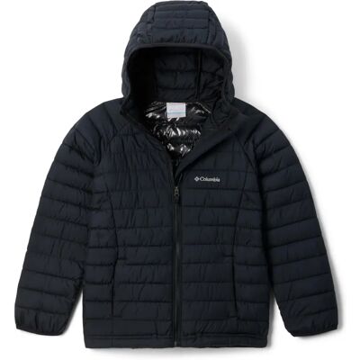 Columbia Powder Lite II Hooded Jacket - Black - Girls Columbia Powder Lite II Hooded Jacket - Black - Girls