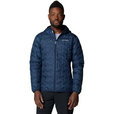 Giacca con Cappuccio Columbia Delta Ridge II Down - blu college Giacca con Cappuccio Columbia Delta Ridge II Down - blu college