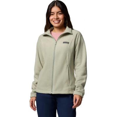 Veste en polaire Columbia Benton Springs à fermeture éclair complète - Safari - Femmes - Publicité Veste en polaire Columbia Benton Springs à fermeture éclair complète - Safari - Femmes - Publicité