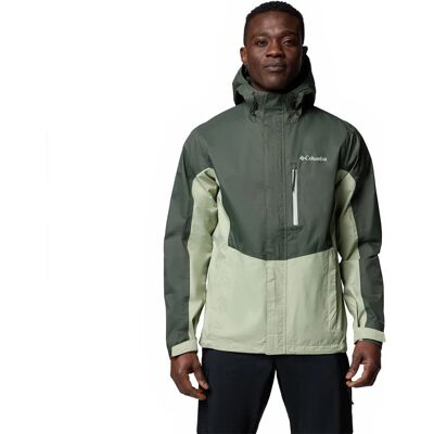 Veste de randonnée imperméable Columbia Pouring Adventure III - Vert Safari - Homme - Publicité Veste de randonnée imperméable Columbia Pouring Adventure III - Vert Safari - Homme - Publicité
