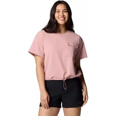 Columbia Granite Point Knit L Eraser Pink T-paita - Nainen Columbia Granite Point Knit L Eraser Pink T-paita - Nainen