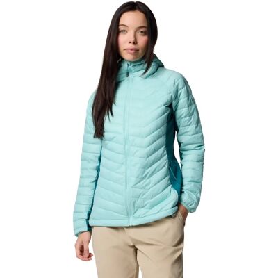 Columbia Μπουφάν Powder Pass II Hybrid με κουκούλα - Μπλε - Γυναίκες Columbia Μπουφάν Powder Pass II Hybrid με κουκούλα - Μπλε - Γυναίκες