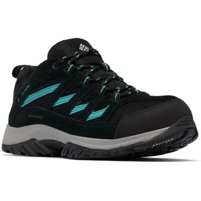 Columbia Crestwood II Wasserdichte Wanderschuh - Schwarz Türkis - Damen Columbia Crestwood II Wasserdichte Wanderschuh - Schwarz Türkis - Damen