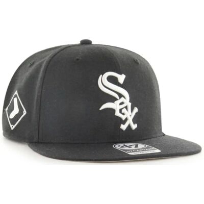 Casquette 47Brand MLB White Sox Sure Shot Captain Noire - Publicité Casquette 47Brand MLB White Sox Sure Shot Captain Noire - Publicité