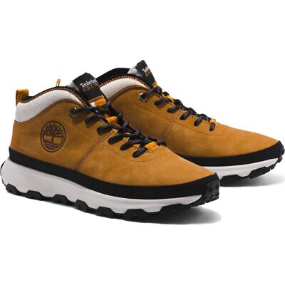Timberland Winsor Ghete din Piele Galben pentru Outdoor Timberland Winsor Ghete din Piele Galben pentru Outdoor