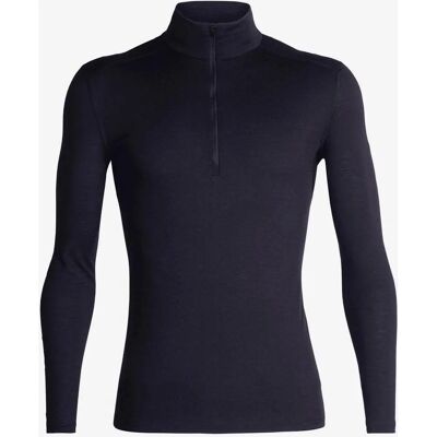 Icebreaker Midnight Navy Merino 200 Oasis LS Half Zip - Strato di base Icebreaker Midnight Navy Merino 200 Oasis LS Half Zip - Strato di base