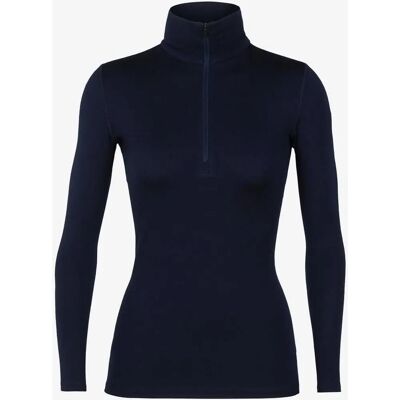 Icebreaker Marine Blue 260 Tech LS Half Zip - T-Shirt - Publicité Icebreaker Marine Blue 260 Tech LS Half Zip - T-Shirt - Publicité
