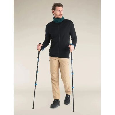 Sudadera con capucha Icebreaker Merino 260 Quantum Full Zip negro puro - M Sudadera con capucha Icebreaker Merino 260 Quantum Full Zip negro puro - M