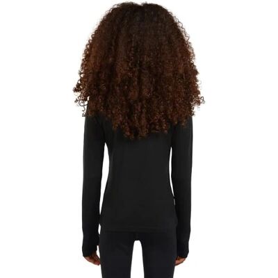 Icebreaker - Merino 260 Tech Manica Lunga Half Zip - Nero - Bambini Icebreaker - Merino 260 Tech Manica Lunga Half Zip - Nero - Bambini