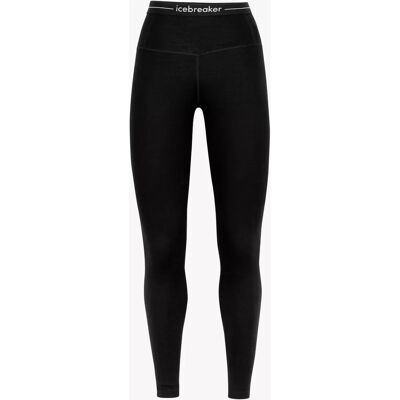 Icebreaker 260 Tech Hoge Taille Leggings - Merino Basislaag - Zwart Icebreaker 260 Tech Hoge Taille Leggings - Merino Basislaag - Zwart