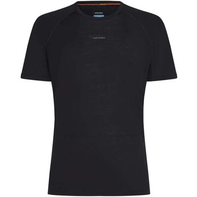 Icebreaker M MERINO 125 ZONEKNIT SS CREWE - Černá - XL - Muži - Triko Icebreaker M MERINO 125 ZONEKNIT SS CREWE - Černá - XL - Muži - Triko