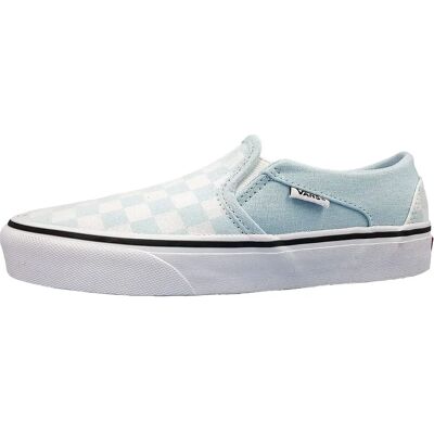 Baskets en polyester bleu clair Vans - Chaussures pour femmes - Publicité Baskets en polyester bleu clair Vans - Chaussures pour femmes - Publicité