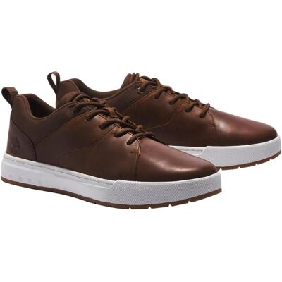 Timberland Modelo TB0A5Z1S3581 Sapatos Casuais de Couro Marrom - Sapatos Timberland Modelo TB0A5Z1S3581 Sapatos Casuais de Couro Marrom - Sapatos