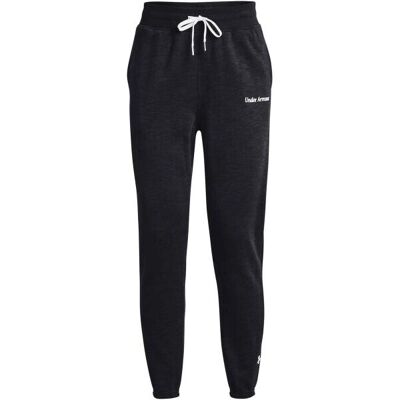 Pantaloni Under Armour Essential Fleece Script pentru femei - Negru / Gri / Alb - XS - Pantaloni Pantaloni Under Armour Essential Fleece Script pentru femei - Negru / Gri / Alb - XS - Pantaloni