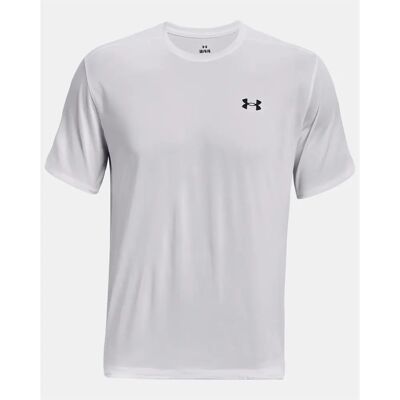 Under Armour Herr Tech Vent kortärmad T-shirt - Vit / Svart - 2XL Under Armour Herr Tech Vent kortärmad T-shirt - Vit / Svart - 2XL