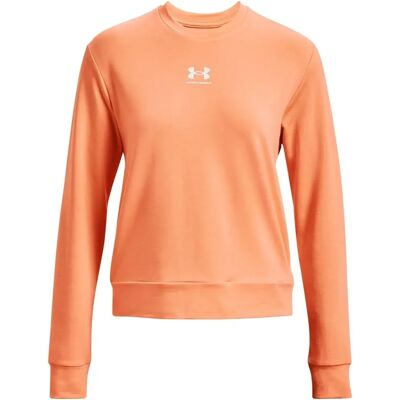 Tricou Under Armour Rival Terry Mellow Portocaliu / Alb S Tricou Under Armour Rival Terry Mellow Portocaliu / Alb S