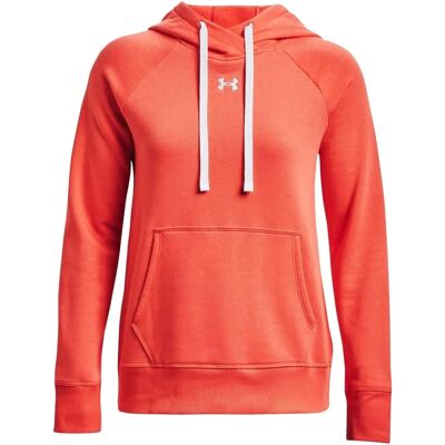 Under Armour Rival Fleece HB Hoodie - Damska Pomarańczowa Cały rok Under Armour Rival Fleece HB Hoodie - Damska Pomarańczowa Cały rok
