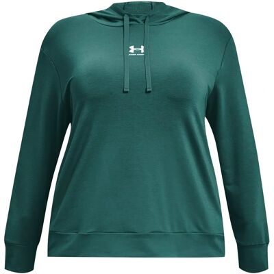 Bluza z kapturem Under Armour Rival Terry - Kobiety - Coastal Teal / Biały / Zielony Bluza z kapturem Under Armour Rival Terry - Kobiety - Coastal Teal / Biały / Zielony