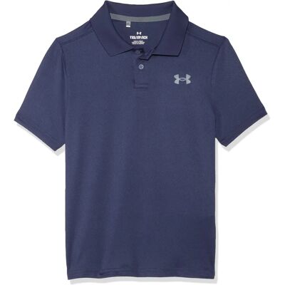 Polo de performanță pentru băieți Under Armour - Albastru / Gri / Navy - Tricou polo Polo de performanță pentru băieți Under Armour - Albastru / Gri / Navy - Tricou polo