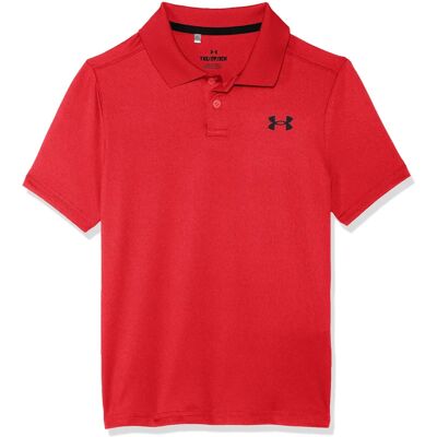 Under Armour Pojke Performance Polo - Röd/Black - Ungdom Medium Under Armour Pojke Performance Polo - Röd/Black - Ungdom Medium