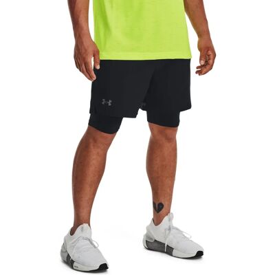 Under Armour Vanish Woven 2-in-1 Shorts - Schwarz / Grau - Shorts Under Armour Vanish Woven 2-in-1 Shorts - Schwarz / Grau - Shorts