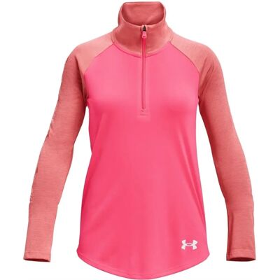 Hanorac Under Armour Roz Shock - Pregătit pentru straturi Hanorac Under Armour Roz Shock - Pregătit pentru straturi
