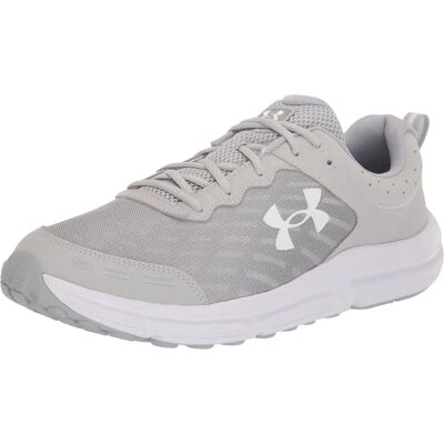 Under Armour - Charged Assert 10 - Mod Gray/Mod Gray/White - Shoes Under Armour - Charged Assert 10 - Mod Gray/Mod Gray/White - Shoes