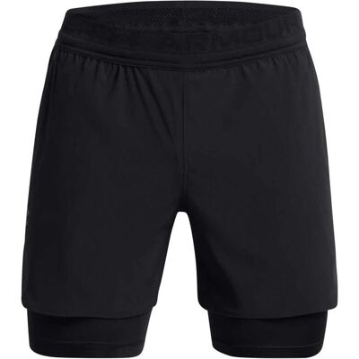 Under Armour Herren Schwarze Vanish Elite 2-in-1 Shorts Under Armour Herren Schwarze Vanish Elite 2-in-1 Shorts
