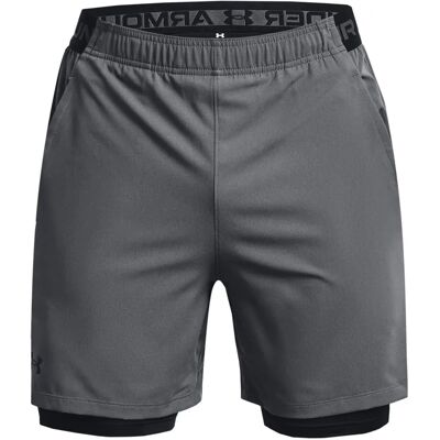 Shorts 2-en-1 Under Armour Vanish Woven - Gris/Noir - Short - Publicité Shorts 2-en-1 Under Armour Vanish Woven - Gris/Noir - Short - Publicité
