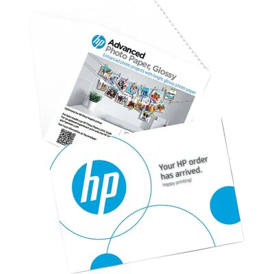 Papier Photo Avancé HP - Brillant - 12,7x12,7 cm - 20 feuilles - Publicité Papier Photo Avancé HP - Brillant - 12,7x12,7 cm - 20 feuilles - Publicité
