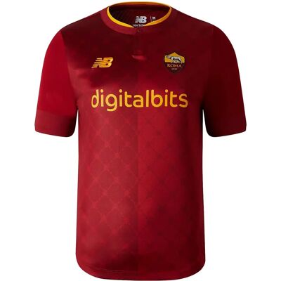 Koszulka Burgundy New Balance AS Roma - Krótki Rękaw 2022/2023 Koszulka Burgundy New Balance AS Roma - Krótki Rękaw 2022/2023