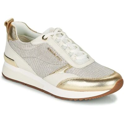 Michael Kors Allie Stride Trainer Λευκό, Χρυσό - Sneakers Michael Kors Allie Stride Trainer Λευκό, Χρυσό - Sneakers