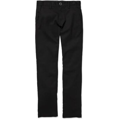 Volcom Jungen Schwarze Moderne Stretch-Hosen - Hosen Volcom Jungen Schwarze Moderne Stretch-Hosen - Hosen
