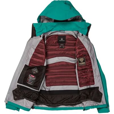 Volcom Koa Tds Inf Goretex Vihreä Eliön - Nainen - Takki Volcom Koa Tds Inf Goretex Vihreä Eliön - Nainen - Takki