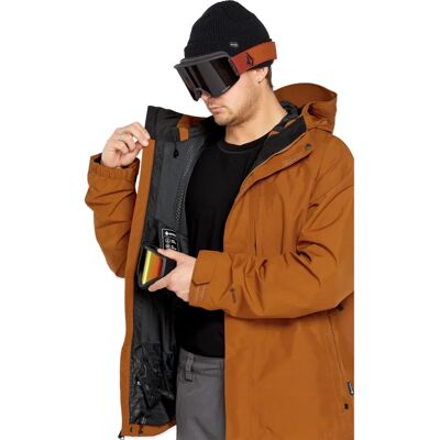 Volcom Dua Ins Gore Jacket - Caramello Volcom Dua Ins Gore Jacket - Caramello