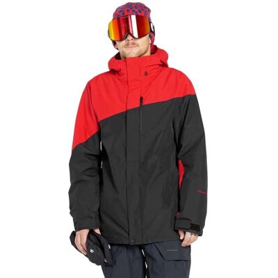 Volcom Primry Ins Snowboardjas - Rood/Zwart - Snowboardjas Volcom Primry Ins Snowboardjas - Rood/Zwart - Snowboardjas