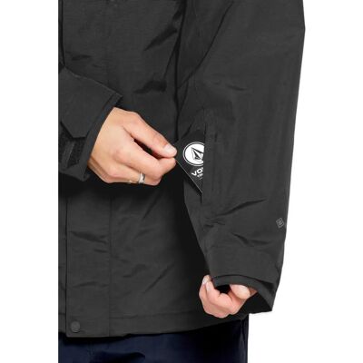 Volcom Herr Gore-tex Snowboardjacka (G0652506) - svart Volcom Herr Gore-tex Snowboardjacka (G0652506) - svart