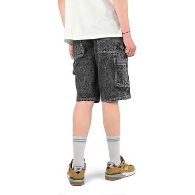 Volcom Labored Denim Utility Shorts - Denim délavé acide noir - Shorts - Publicité Volcom Labored Denim Utility Shorts - Denim délavé acide noir - Shorts - Publicité