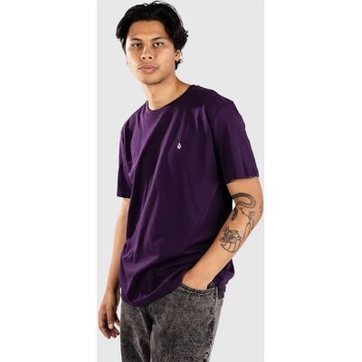 Volcom - Stone Blanks Basic Grape Royale - T-Shirt - Blauw - S Volcom - Stone Blanks Basic Grape Royale - T-Shirt - Blauw - S