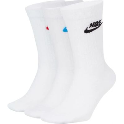 Nike Unisex Sportswear Crew Socks - Weiß - Größe L - Socken Nike Unisex Sportswear Crew Socks - Weiß - Größe L - Socken