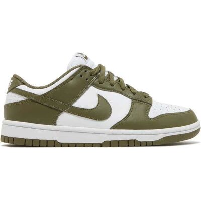 Nike Dunk Low Oliven Lædersko - Kvinder - Casual Sko Nike Dunk Low Oliven Lædersko - Kvinder - Casual Sko