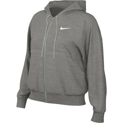 Nike Phoenix Fleece Oversized Hoodie - Grau - Voll-Reißverschluss - Damen Nike Phoenix Fleece Oversized Hoodie - Grau - Voll-Reißverschluss - Damen