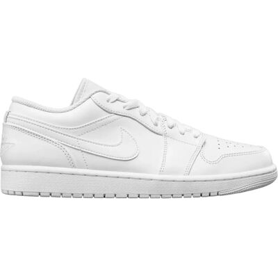 Nike Jordan Zapatillas Air Jordan 1 Low Blancas - BLANCO/BLANCO-BLANCO - Talla: US 7 - hombre Nike Jordan Zapatillas Air Jordan 1 Low Blancas - BLANCO/BLANCO-BLANCO - Talla: US 7 - hombre