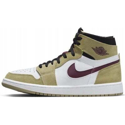 Nike - Air Jordan 1 Zoom CT0978203 - Krem/Biały - Mężczyzna Nike - Air Jordan 1 Zoom CT0978203 - Krem/Biały - Mężczyzna
