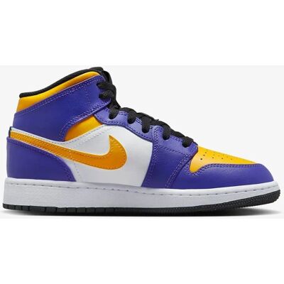 Air Jordan - Air Jordan 1 Mid Lakers (GS) - multicolore - Chaussures - Publicité Air Jordan - Air Jordan 1 Mid Lakers (GS) - multicolore - Chaussures - Publicité