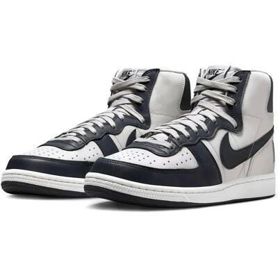 Nike Terminator High Gris Marine - Baskets - Publicité Nike Terminator High Gris Marine - Baskets - Publicité