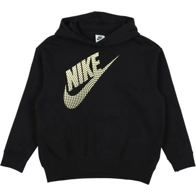 Felpa Nike Ragazza - Con Cappuccio - Nera - 3-8 Anni Felpa Nike Ragazza - Con Cappuccio - Nera - 3-8 Anni