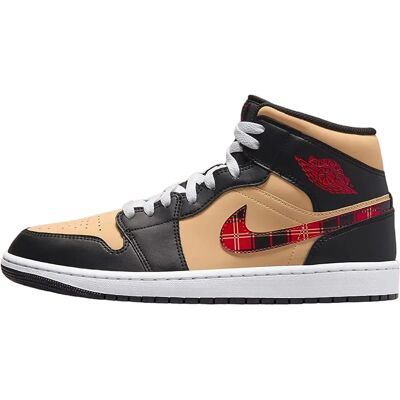 Air Jordan - Air Jordan 1 Mid SE Tartan Swoosh - Baskets - Publicité Air Jordan - Air Jordan 1 Mid SE Tartan Swoosh - Baskets - Publicité