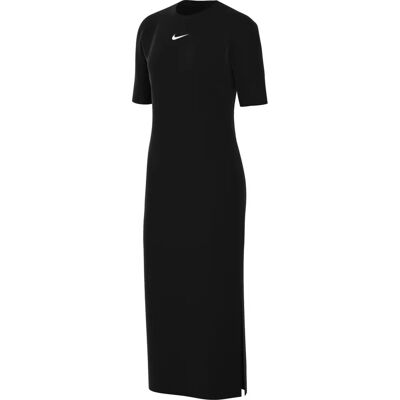 Fustă Midi Neagră Nike - Îmbrăcăminte Sportivă, Casual, DV7878-010 Fustă Midi Neagră Nike - Îmbrăcăminte Sportivă, Casual, DV7878-010
